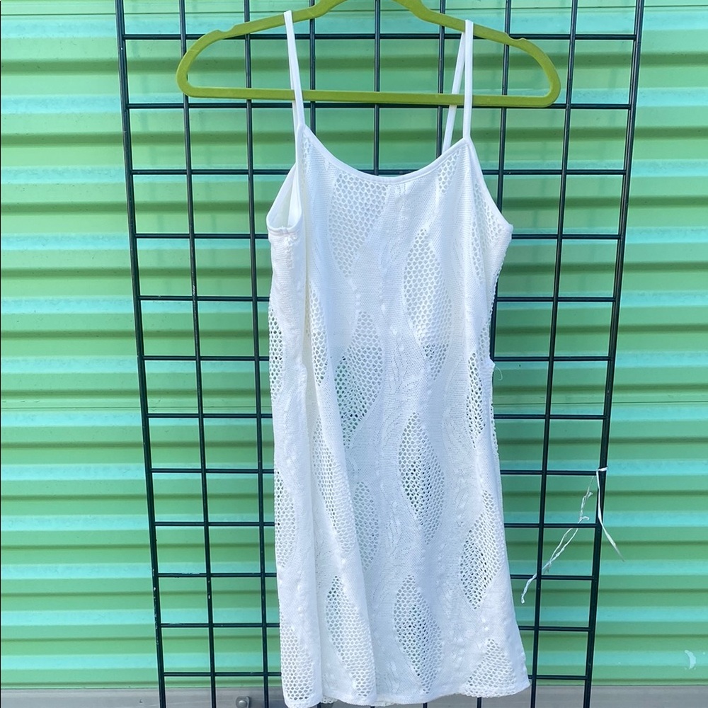 Elegant White Lace Cover up